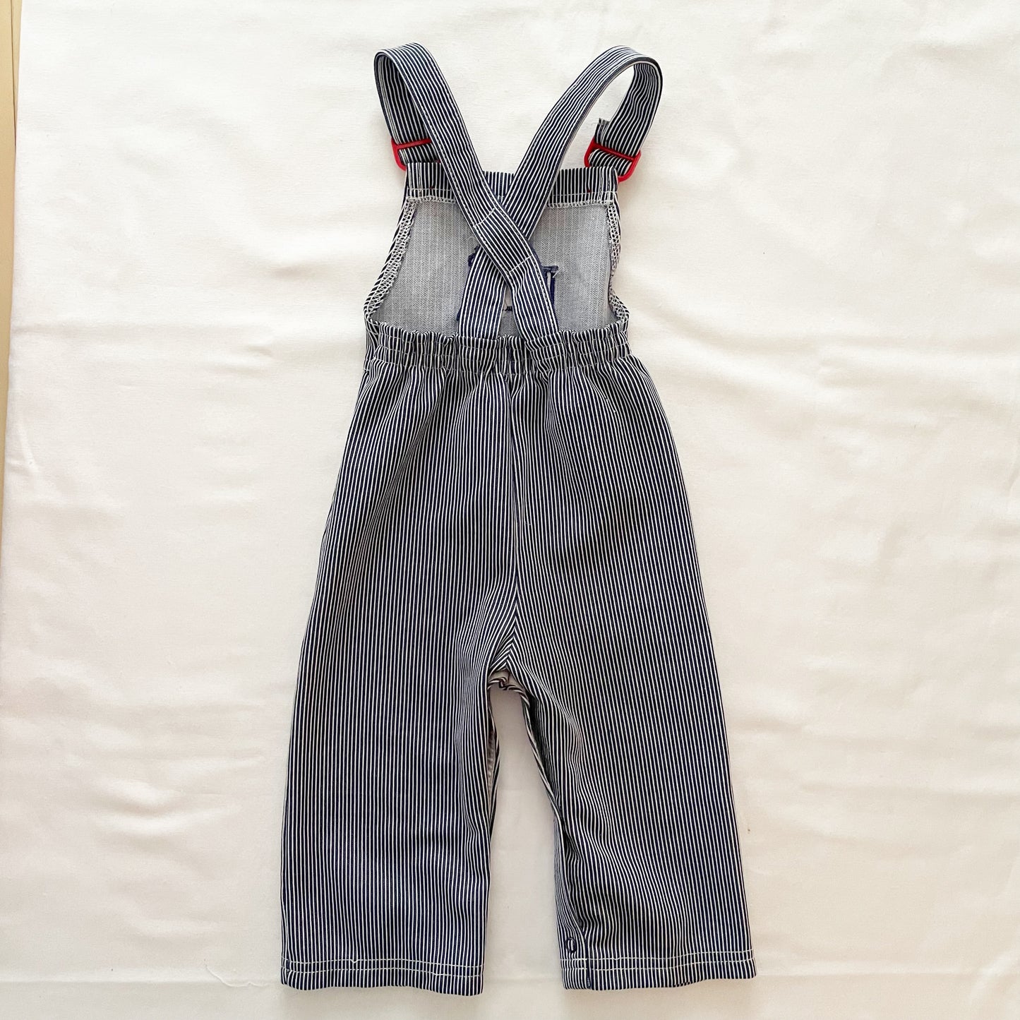 Carter’s Train Appliqué Romper - Yellow Clover Vintage Kids Clothes