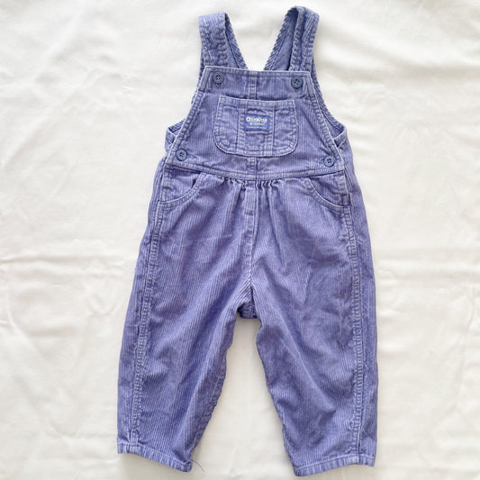 OshKosh Periwinkle Purple Chunky Cord Overalls