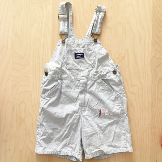 OshKosh Light Wash Chambray Overalls - Yellow Clover Vintage Kids Clothes