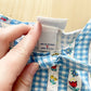 OshKosh Tulip Checkered Stripe Dress - Yellow Clover Vintage Kids Clothes