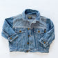 OshKosh Stripe Accent Denim Jacket - Yellow Clover Vintage Kids Clothes