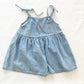 Guess Light Wash Denim Tie Dress
