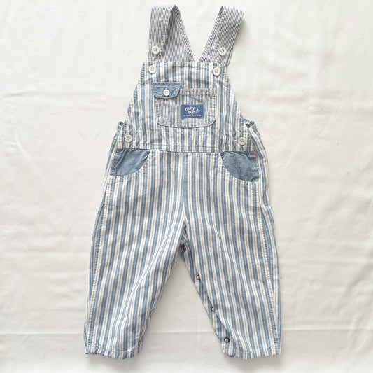 Baby B’gosh Light Blue Stripe Overalls