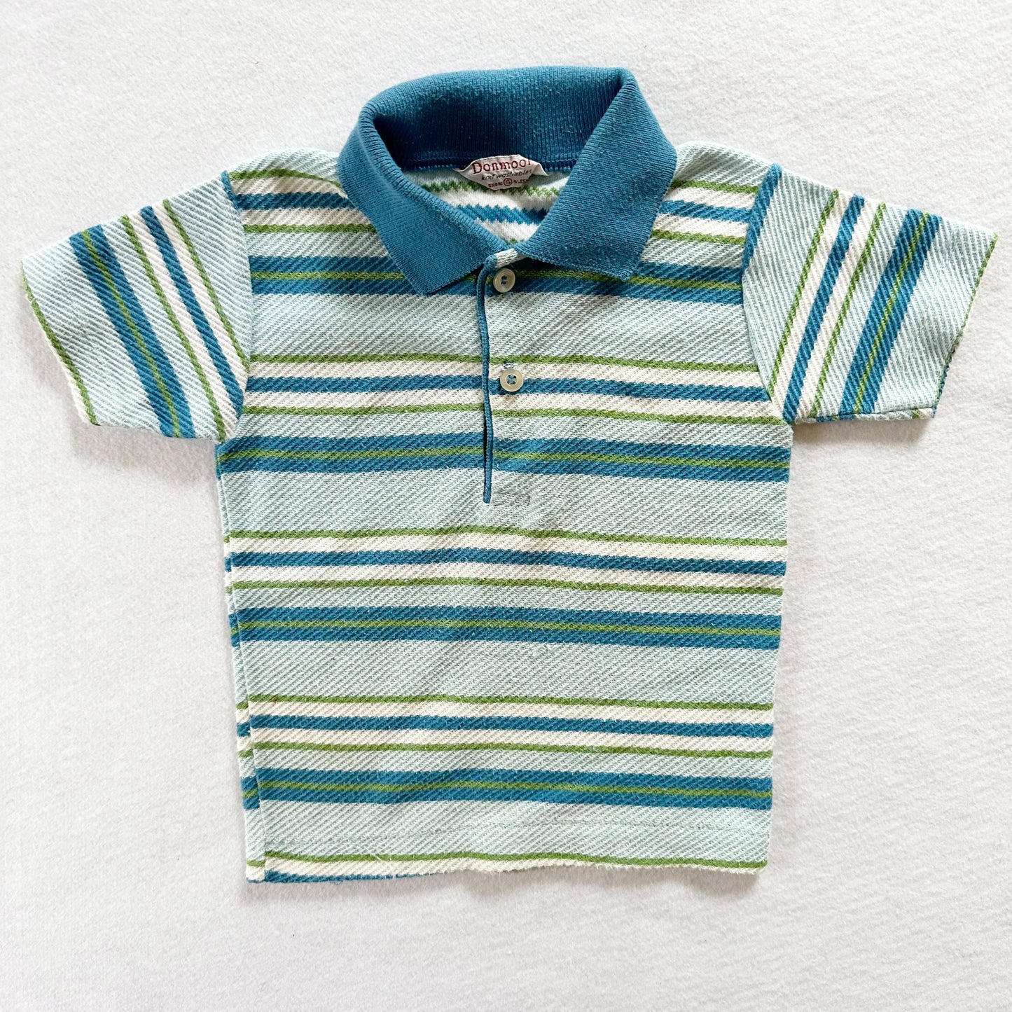 Donmoor Textured Striped Polo