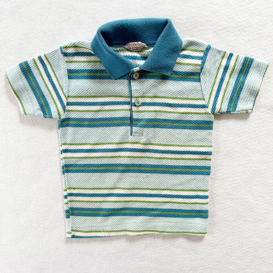 Donmoor Textured Striped Polo