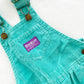 OshKosh Mint Fine Cord Overalls - Yellow Clover Vintage Kids Clothes