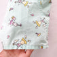 OshKosh Ice Cream Girls Shortalls - Yellow Clover Vintage Kids Clothes