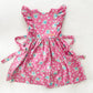 OshKosh Floral Ruffle Dress - Yellow Clover Vintage Kids Clothes