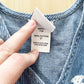 OshKosh Chambray Bear Striped Dress - Yellow Clover Vintage Kids Clothes