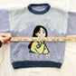 Handknit Mulan Sweater - Yellow Clover Vintage Kids Clothes
