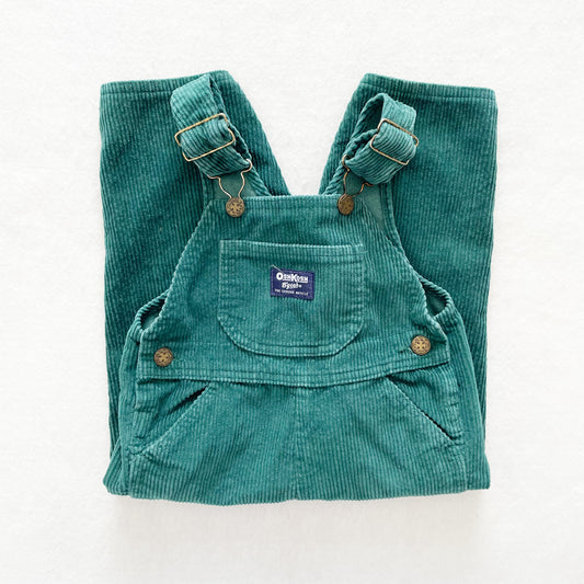 OshKosh Varsity Patch Overalls - Yellow Clover Vintage Kids Clothes