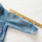 OshKosh Ruffle Denim Jacket - Yellow Clover Vintage Kids Clothes