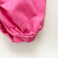 Baby B’gosh Pink Embroidered Bubble Overalls - Yellow Clover Vintage Kids Clothes