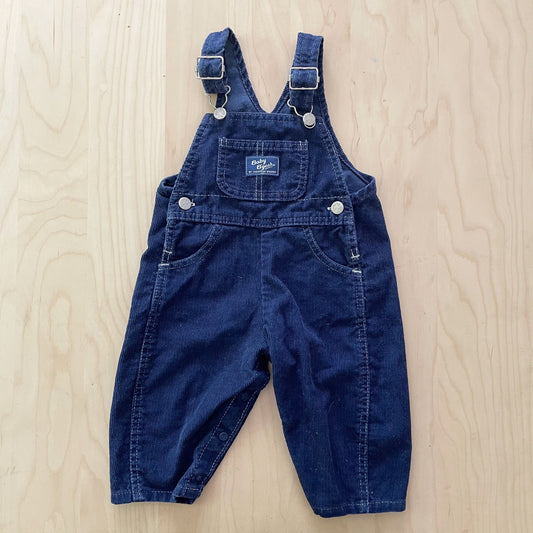 Baby B’gosh Navy Cord Overalls - Yellow Clover Vintage Kids Clothes