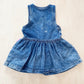 Vintage OshKosh Acid Wash Sleeveless Dress - Yellow Clover Vintage Kids Clothes
