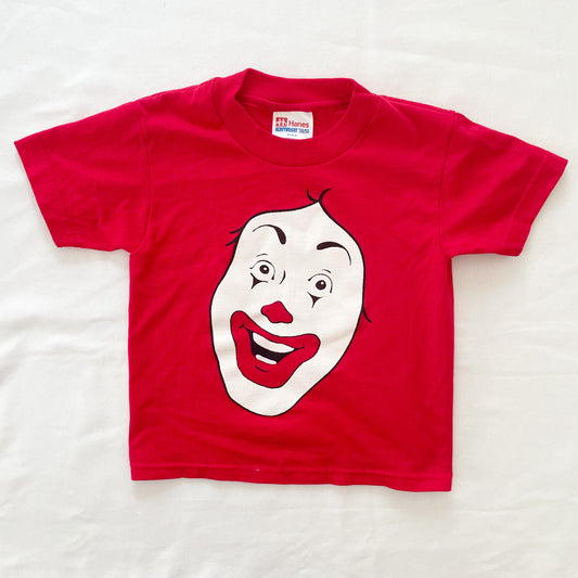 Ronald McDonald Graphic Tee • 2/4y - Yellow Clover Vintage Kids Clothes