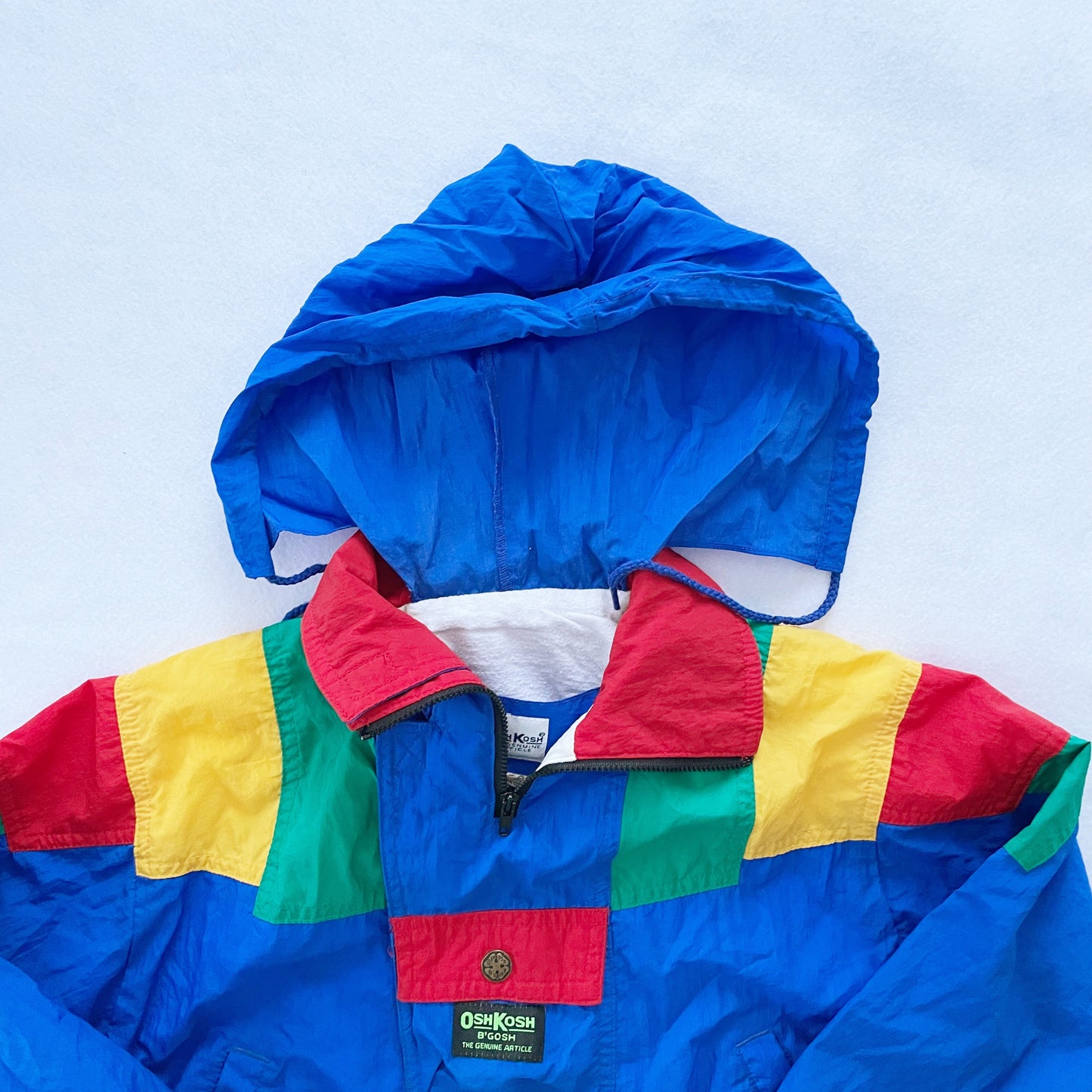 OshKosh Colorblock Jacket - Yellow Clover Vintage Kids Clothes