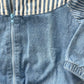 OshKosh Chambray Stripe Accent Jacket - Yellow Clover Vintage Kids Clothes