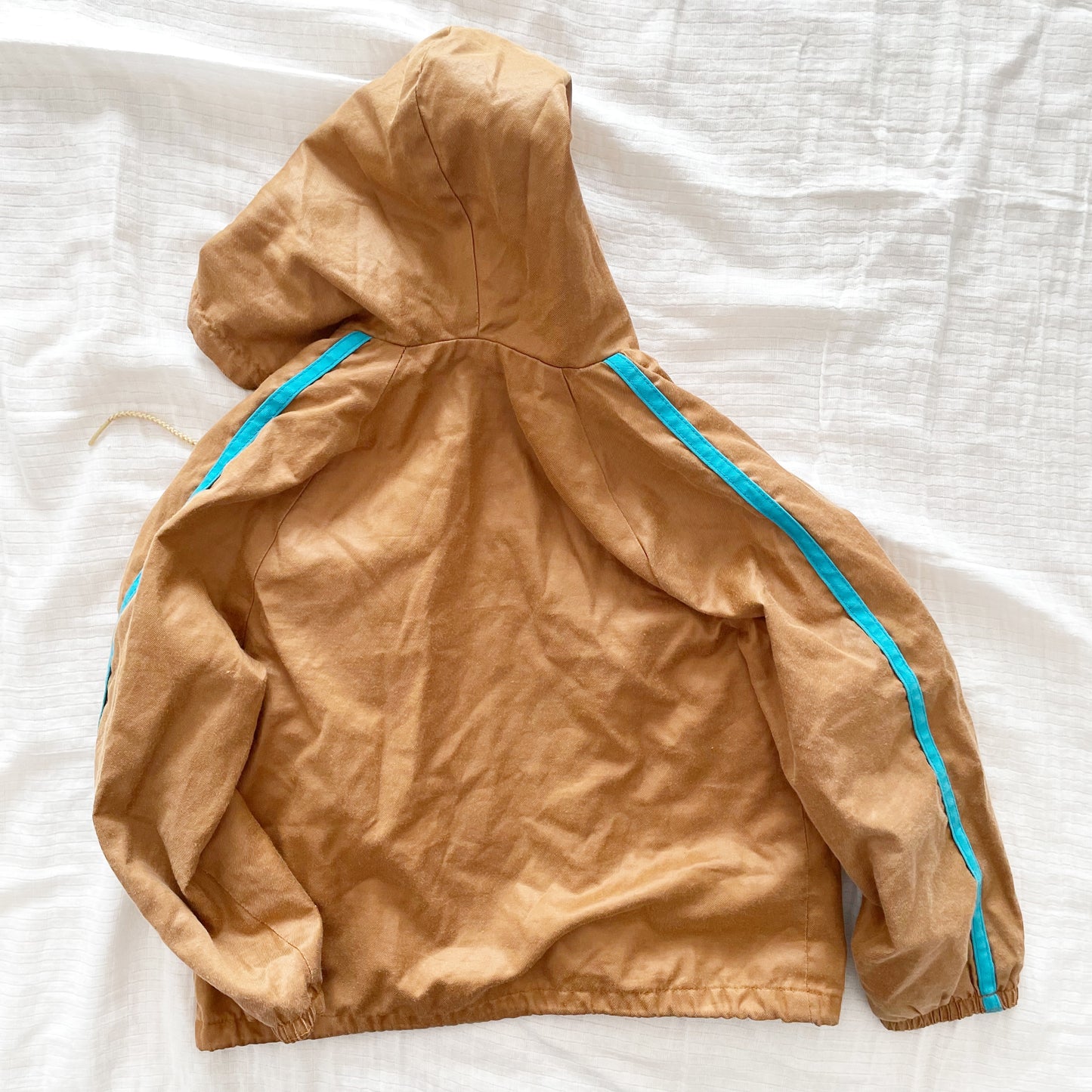 Jordache Map Lined Cotton Jacket - Yellow Clover Vintage Kids Clothes
