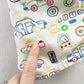 OshKosh Vehicle Outline Shortalls - Yellow Clover Vintage Kids Clothes