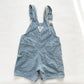 OshKosh Hickory Stripe Shortalls - Yellow Clover Vintage Kids Clothes