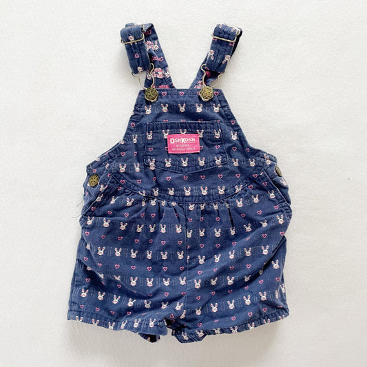 OshKosh Bunny Heart Woven Shortalls