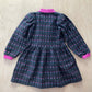Vintage OshKosh Black Floral Woven Dress - Yellow Clover Vintage Kids Clothes