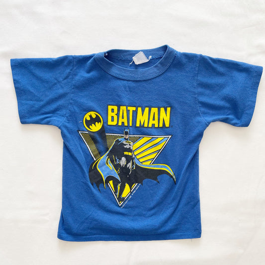 Vintage 1989 Batman Kids Graphic Tee - Yellow Clover Vintage Kids Clothes