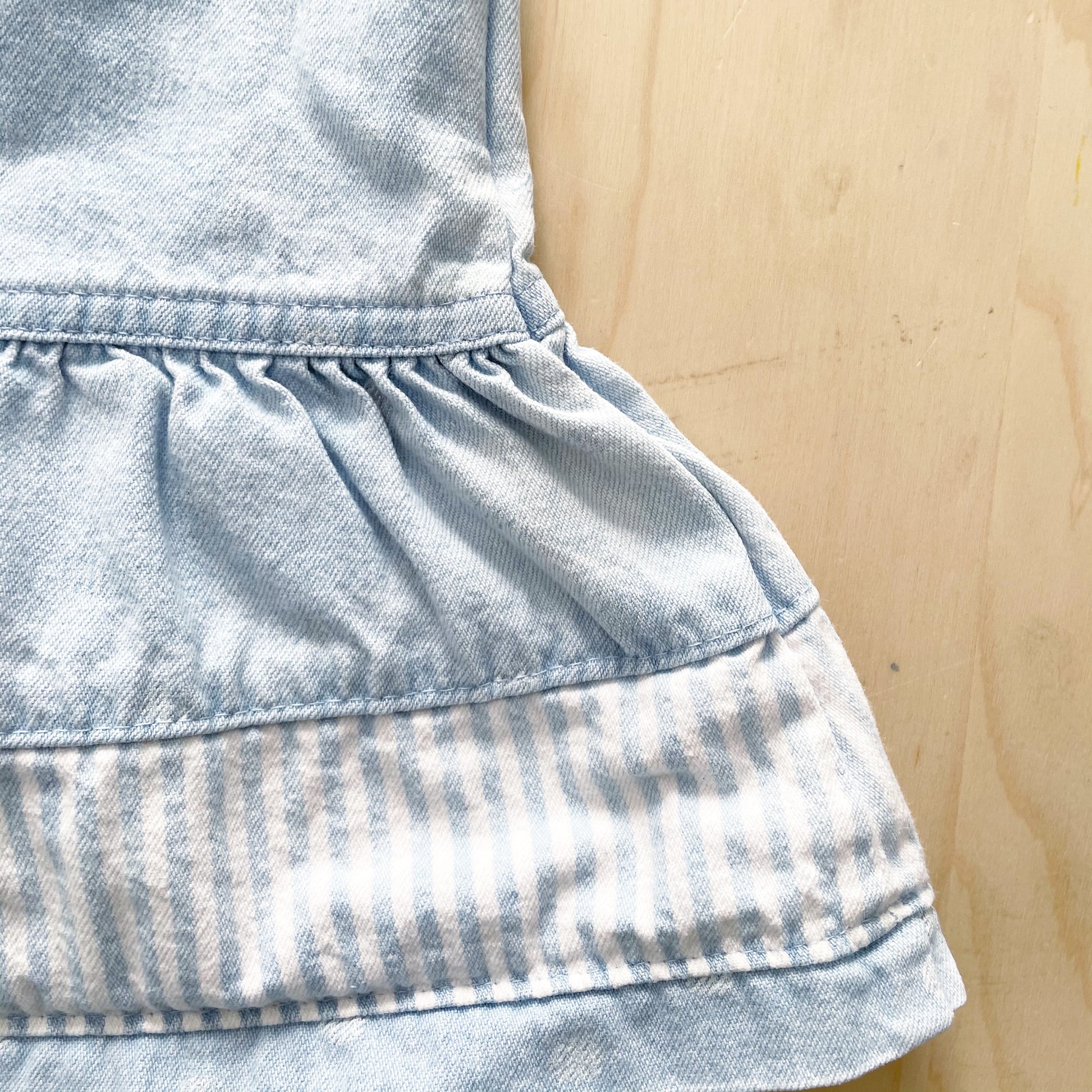 Vintage Levi’s Light Wash Dress - Yellow Clover Vintage Kids Clothes