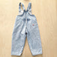 Vintage Guess Light Wash Button Overalls - Yellow Clover Vintage Kids Clothes
