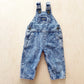Vintage OshKosh Acid Wash Overalls - Yellow Clover Vintage Kids Clothes