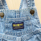 OshKosh Lighter Wash Bubble Overalls - Yellow Clover Vintage Kids Clothes