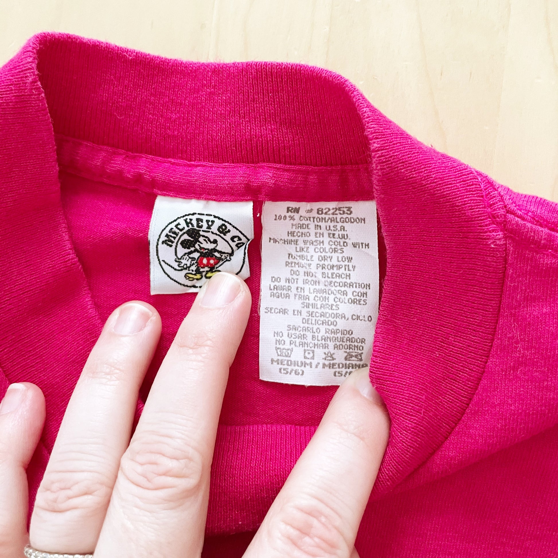Mickey & Co. Minnie and Mickey Tee - Yellow Clover Vintage Kids Clothes