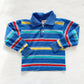 Healthtex Primary Striped Long Sleeve Polo - Yellow Clover Vintage Kids Clothes