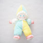 Playskool Pastel Clown Stuffed Baby - Yellow Clover Vintage Kids Clothes