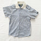 OshKosh Blue Stripe Button Up Shirt - Yellow Clover Vintage Kids Clothes