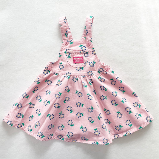 OshKosh Daisy Pink Skirtall - Yellow Clover Vintage Kids Clothes