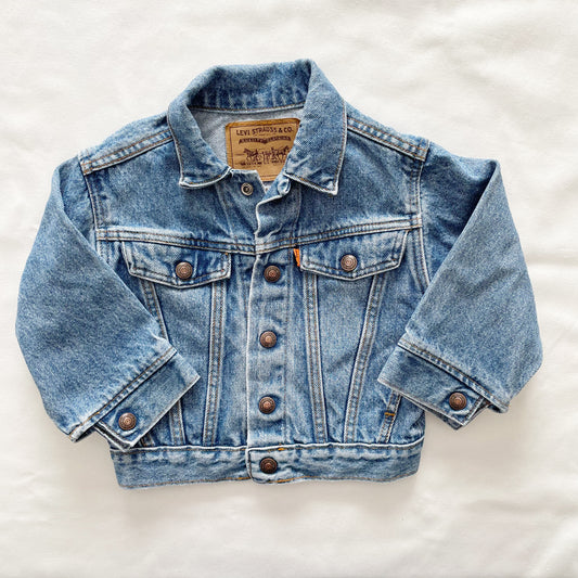 Vintage Levi’s Medium Wash Orange Tab Toddler Jacket