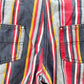 OshKosh Striped Lined Overalls - Yellow Clover Vintage Kids Clothes