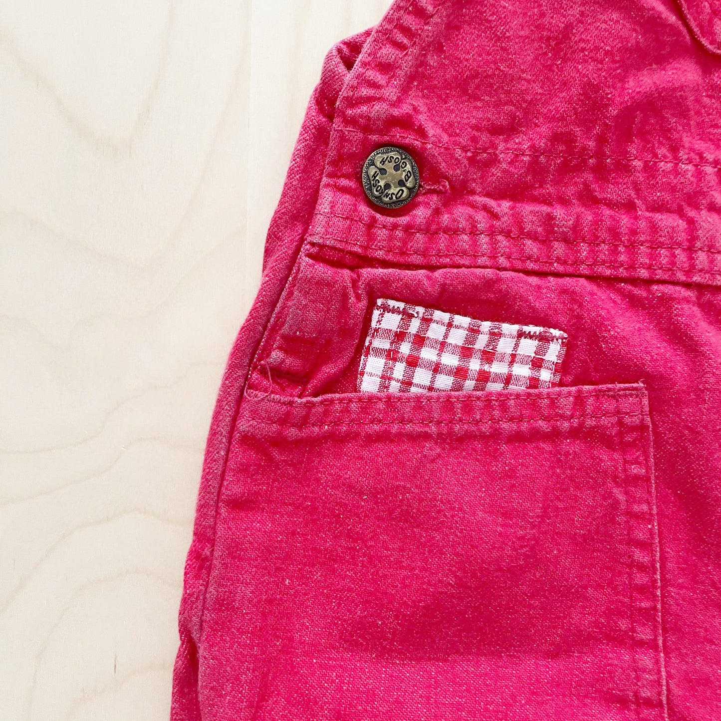 OshKosh Holiday Bus Patch Overalls