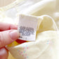 Vintage OshKosh Yellow Subtle Floral Skirtall - Yellow Clover Vintage Kids Clothes