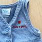 Baby B’gosh Blue Wash Tulip Dress - Yellow Clover Vintage Kids Clothes