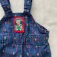 OshKosh Teddy Bear Jogger Overalls - Yellow Clover Vintage Kids Clothes