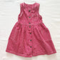 OshKosh Red Hickory Striped Dress - Yellow Clover Vintage Kids Clothes