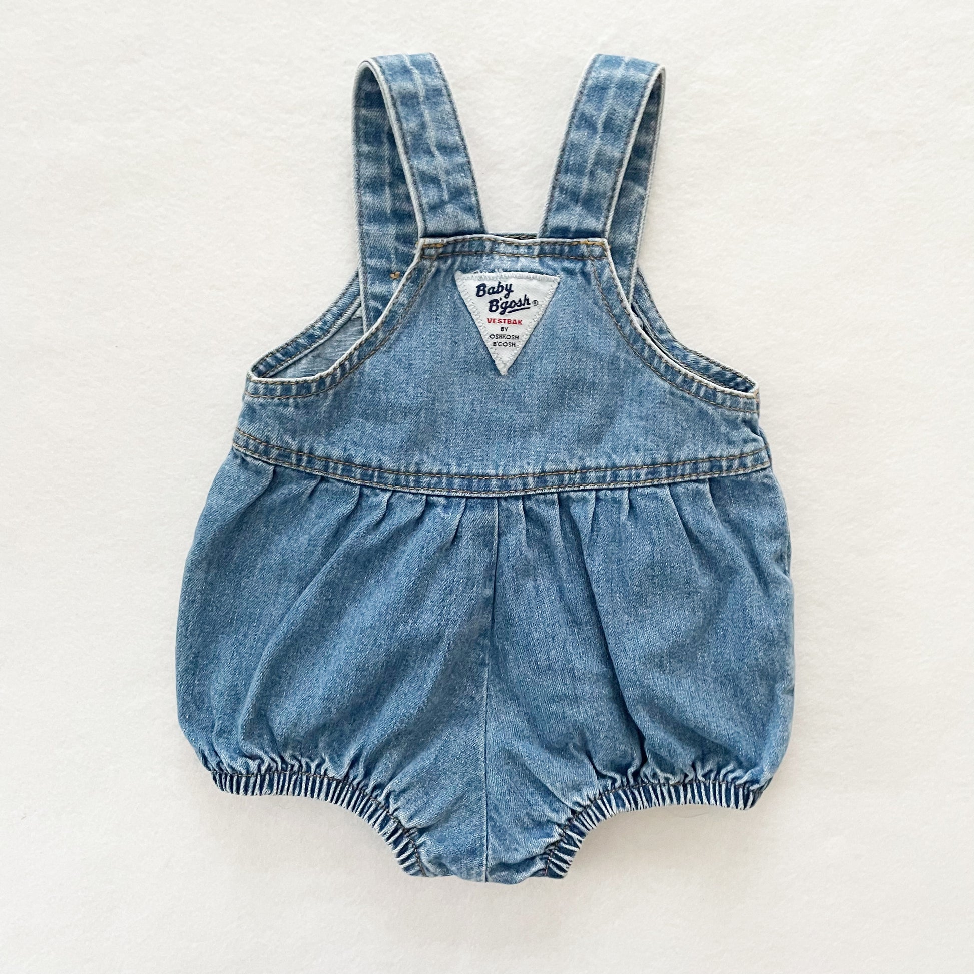 Baby B’gosh Denim Bubble - Yellow Clover Vintage Kids Clothes