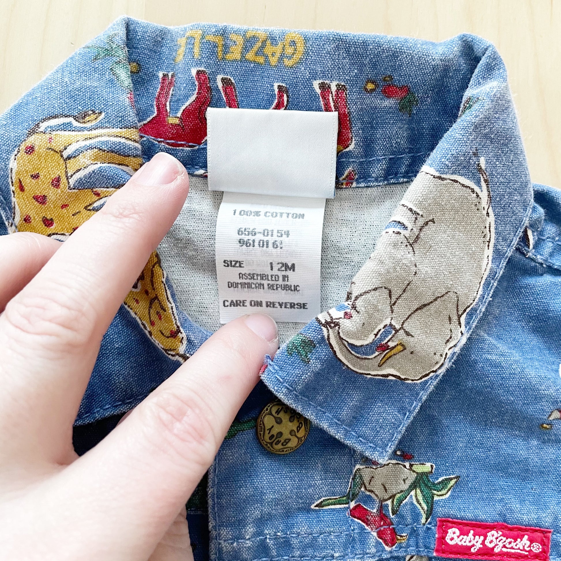 Vintage Baby B’gosh Safari Animal Jacket - Yellow Clover Vintage Kids Clothes