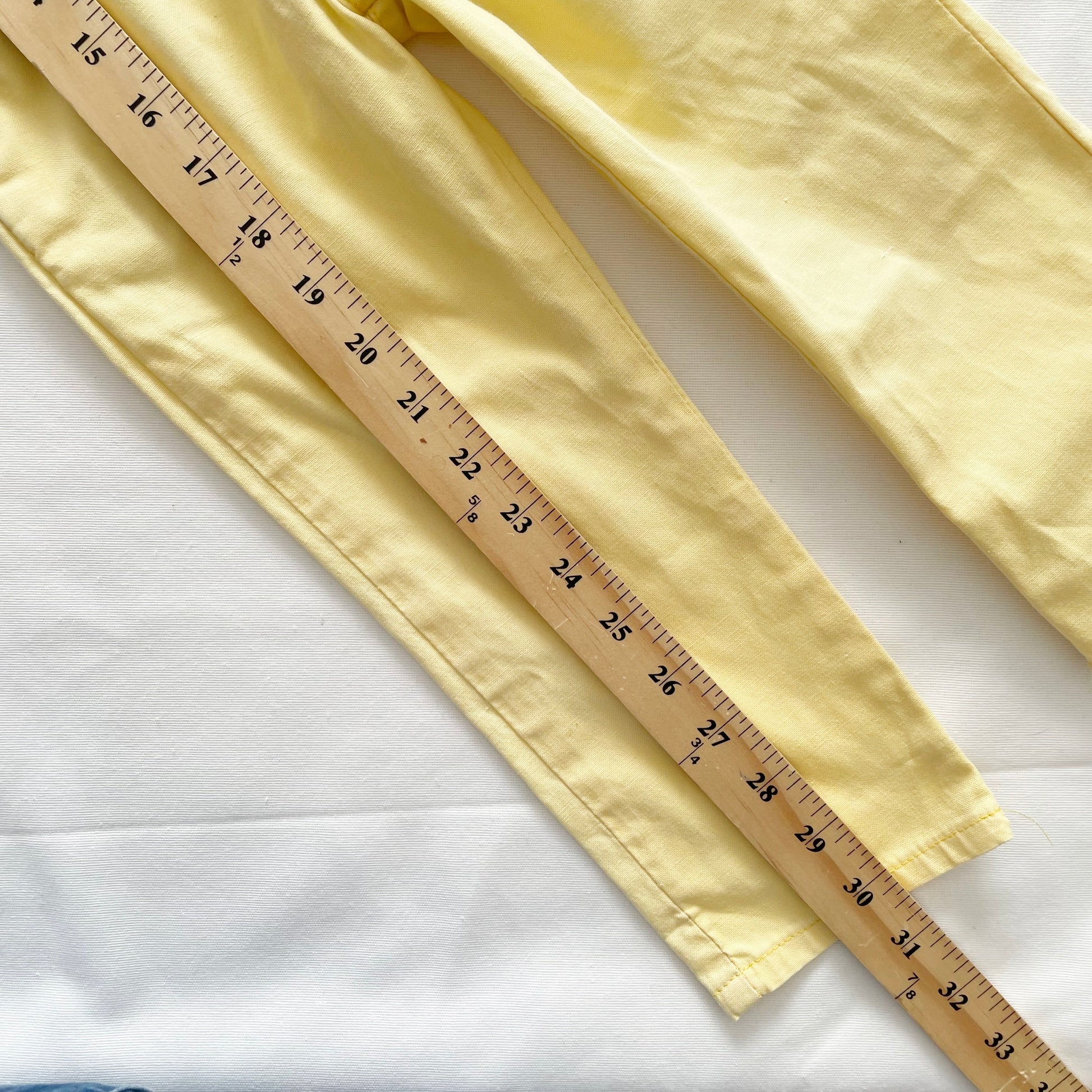 Levi’s Light Yellow Overalls • 2T/3T? - Yellow Clover Vintage Kids Clothes
