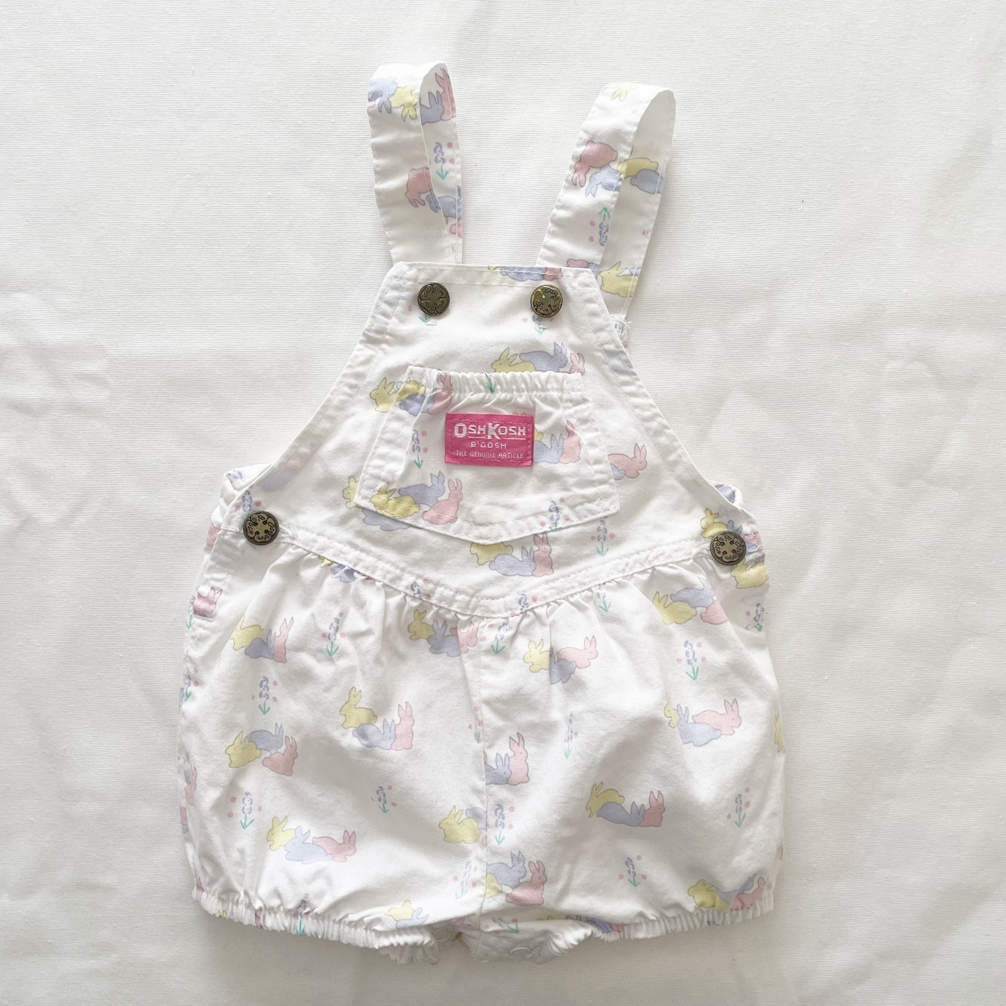 OshKosh Pastel Bunny Bubble Romper