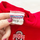 Ohio State Embroidered Sweatshirt Romper - Yellow Clover Vintage Kids Clothes