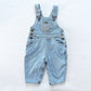 Bugle Boy Lighter Wash Overalls